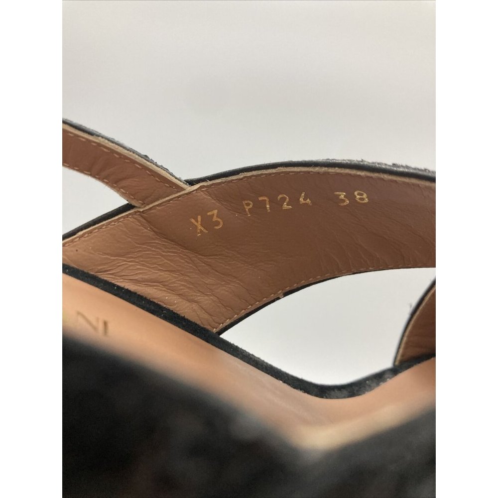 Emporio Armani Women's Ankle-Strap Heeled Sandal  Size 38 Medium EU (8 US) - Picture 10 of 12